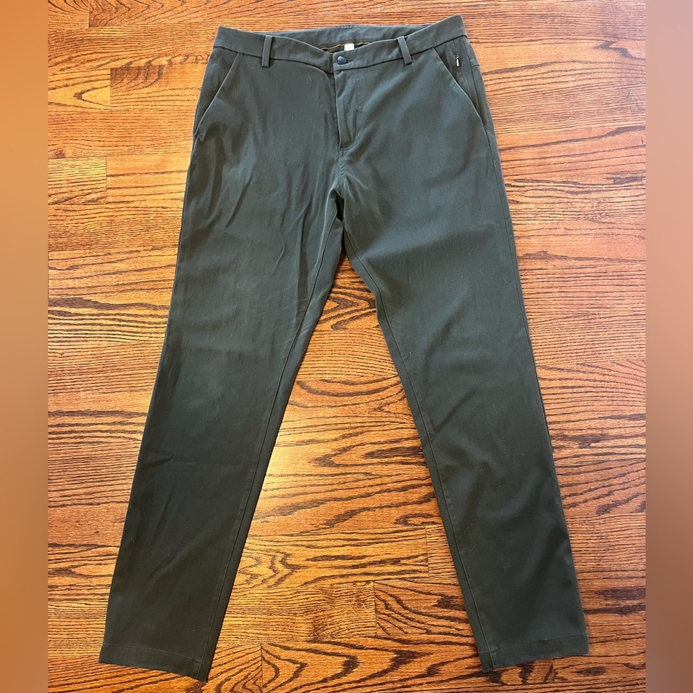 lululemon athletica Men's Forest Green Chinos